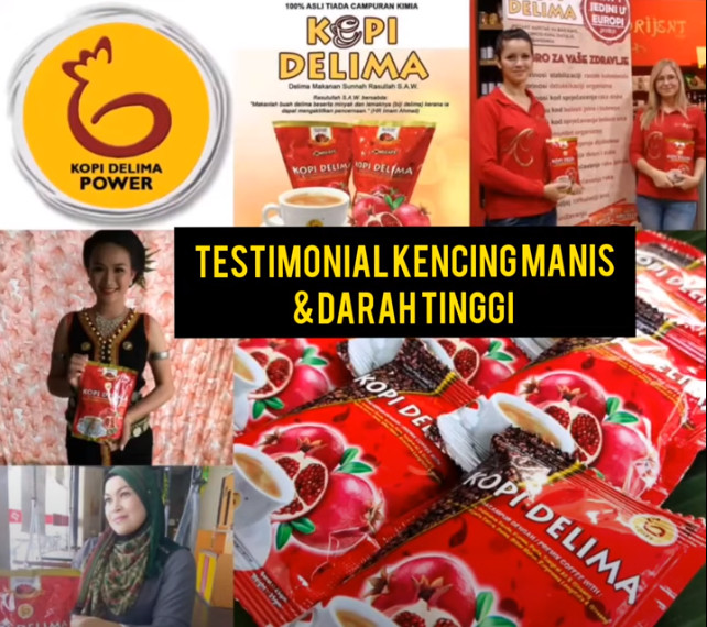 Testimonial KOPI BIJI DELIMA (Masalah Kencing Manis Dan Tekanan Darah Tinggi)